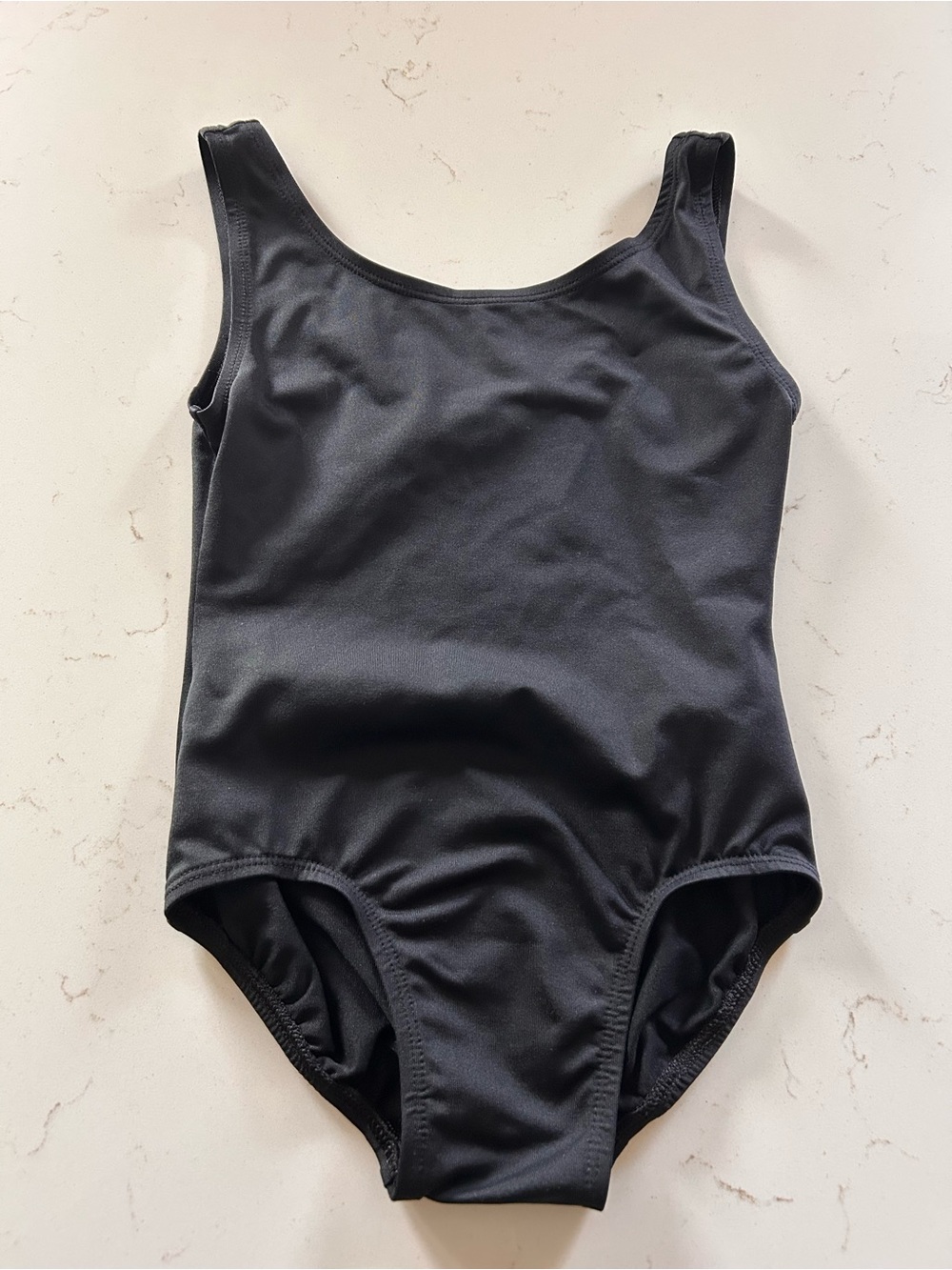 DanSkin Girls Black Leotard 6X